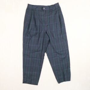 VTG 80s Fundamental Things Petite Plaid Pants Sz 12 Mermaid Librarian Whimsygoth
